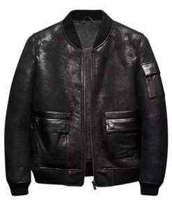 Men's A2 Flight Bomber Leather Jacket
