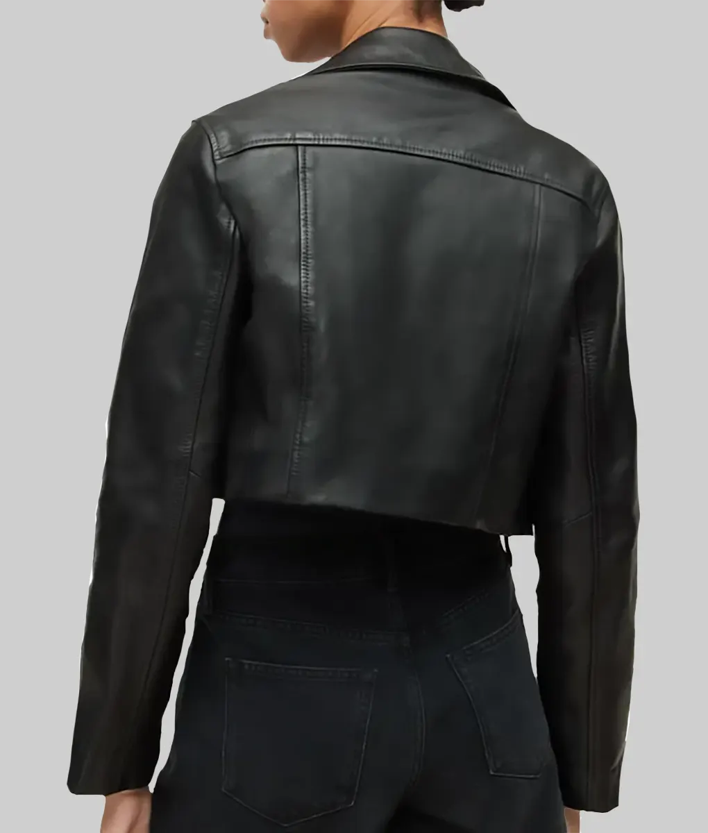 All American S05 Olivia Baker Cropped Jacket 3 All American S05 Olivia Baker Cropped Jacket-Back View