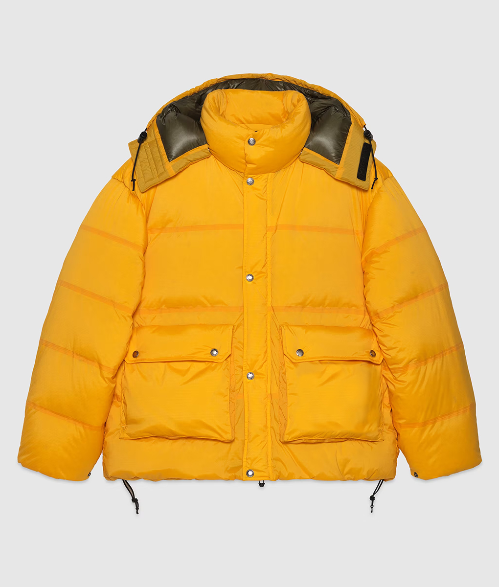 Pain Killers Key Glock Yellow Puffer Jacket Pain Killers Key Glock Yellow Puffer Jacket