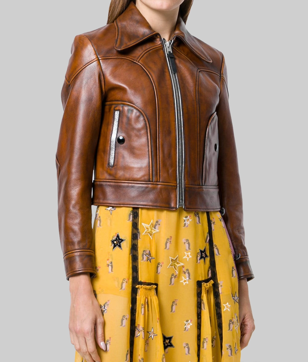 Selena Classic Leather Jacket (1)