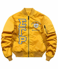 Sigma Gamma Rho Yellow Varsity Jacket