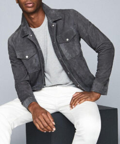 The Watcher Dean Black Suede Jacket
