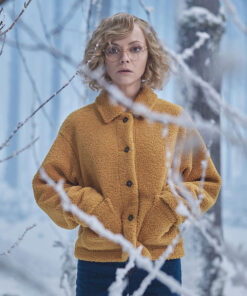 Yellowjackets S02 Christina Ricci Yellow Sherpa Jacket