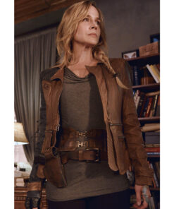 Amanda Rosewater Tv Series Defiance Brown And Blue Jacket
