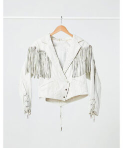 Hilary Swank, Ordinary Angels (2023) Sharon White Leather Jacket