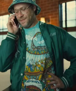 Seth Rogen Platonic Will Lucky Penny Brewing Co. Green Jacket