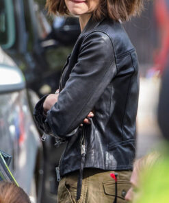 Tv Series Secret Invasion Emilia Clarke Black Jacket