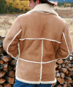 Marlboro Man Sheepskin Suede Leather Jacket