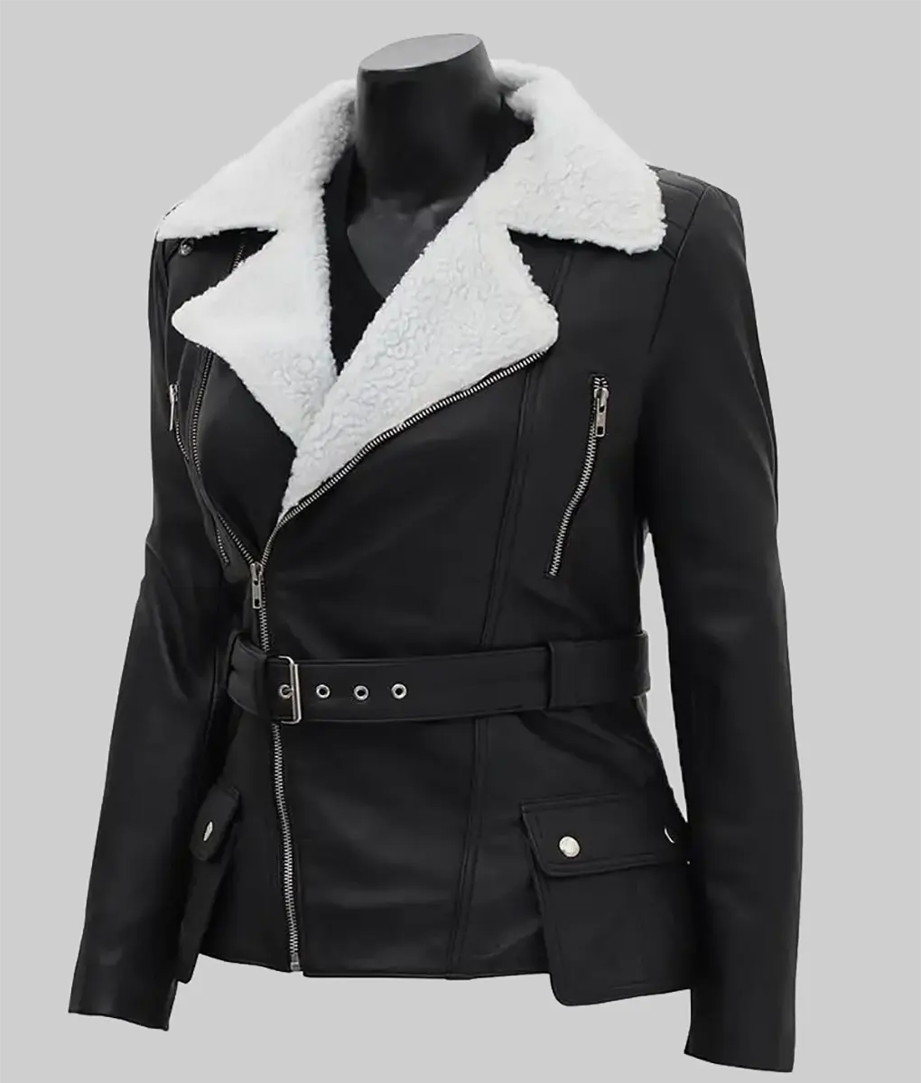 Carrie Women’s Black Leather Jacket Carrie Women’s Black Leather Jacket