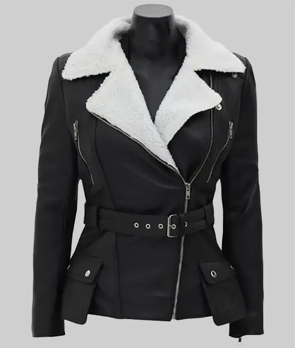 Carrie Women’s Black Leather Jacket Carrie Women’s Black Leather Jacket