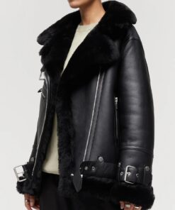Women's Shearling Aviator Jacket