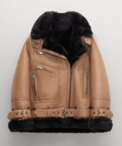 Women's Shearling Aviator Jacket