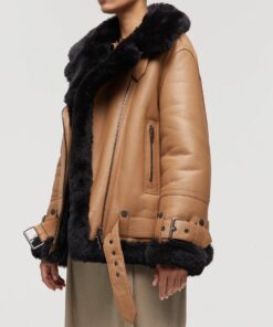 Women's Shearling Aviator Jacket