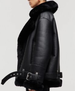 Women's Shearling Aviator Jacket