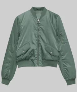 A Good Girls Guide to Murder Emma Myers Bomber Jacket - A Good Girls Guide to Murder Emma Myers (Pip Fitz) Bomber Jacket - Front View