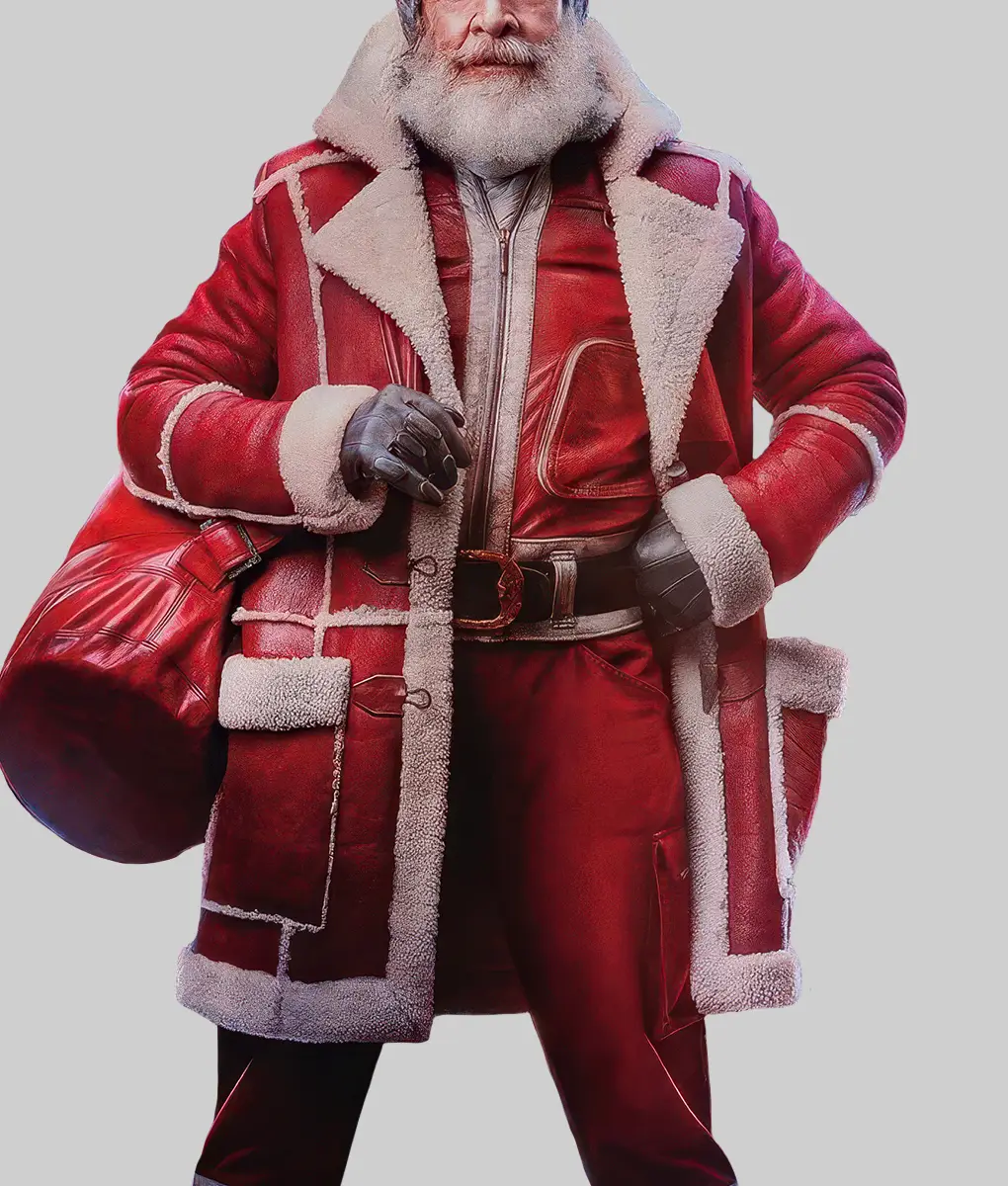 Red One J.K Simmons Santa Claus Red Coat