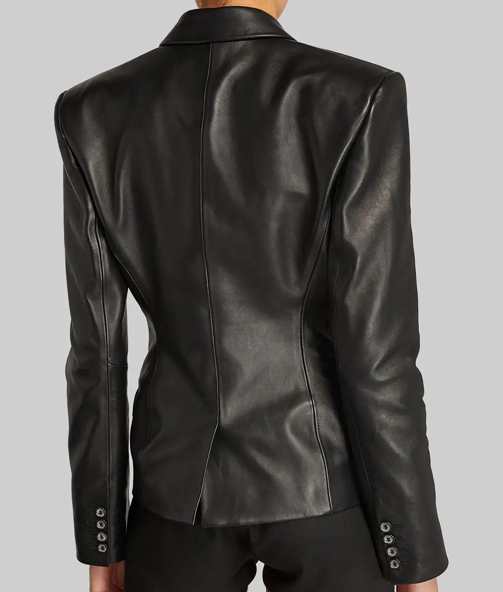 HYEON ♡ Lily blouson /off white（Lily Collins Black Leather 