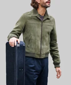 Black Doves Ben Whishaw Suede Jacket