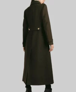 【Amanda】 ato WOOL TRENCH COAT Amanda Holden Sky Blue Wool Trench Coat | NYC Jackets