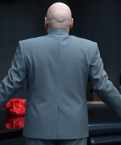 Austin Powers DR. Evil Grey Suit - Back VIew